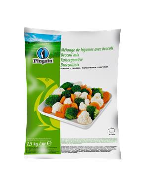 Mix brokułowy (sałatka cesarska) 2,5kg*4op - PINGUIN